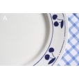 画像4: Blue cherry plate 