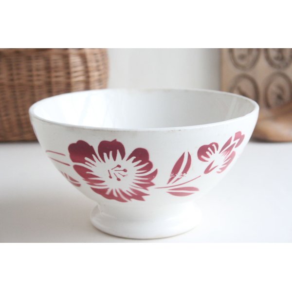 画像2: Red flower bowl