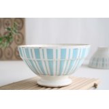 Blue stripe bowl