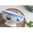 画像1: Blue swallow bowl (1)