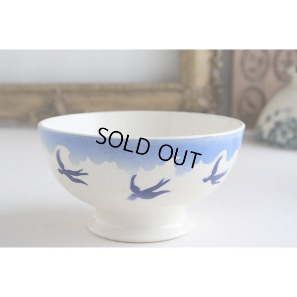 画像2: Blue swallow bowl
