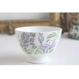 画像1: Purple flower bowl (1)