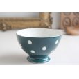 画像1: Green dot bowl (1)