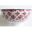 画像7: Red lace bowl