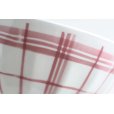 画像4: Red check bowl 