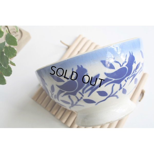 画像2: Blue bird bowl