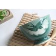 画像1: Green swallow bowl (1)