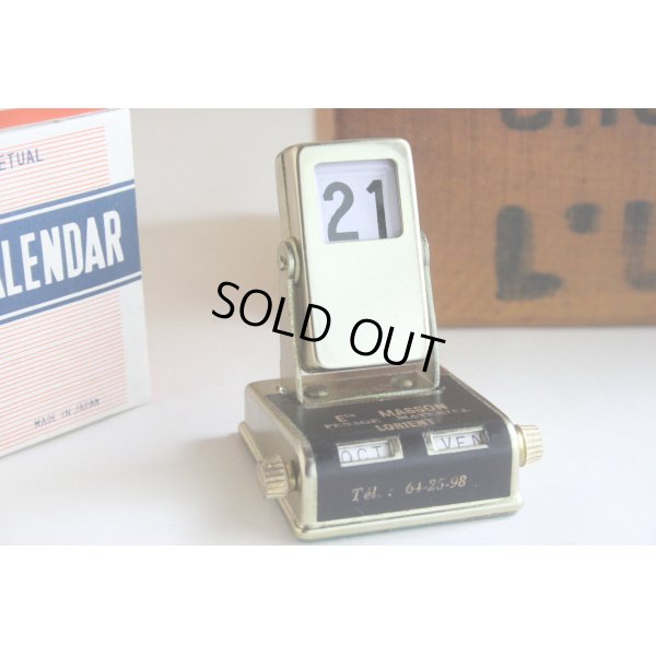 画像1: Vintage desk calendar