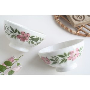 画像: Pink flower bowl