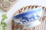 画像: Blue horse bowl