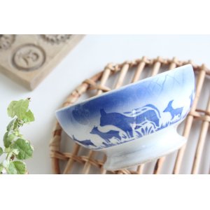 画像: Blue horse bowl