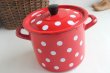 画像2: Red&white dot pot (2)