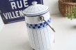 画像1: BB blue check pot (1)