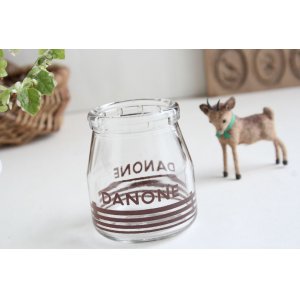 画像: Danone glass pot