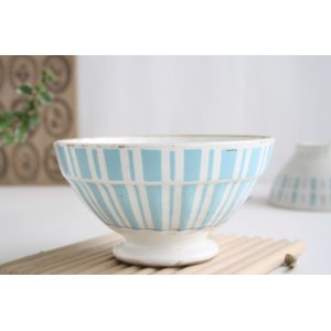 画像: Blue stripe bowl