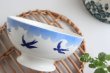 画像1: Blue swallow bowl (1)