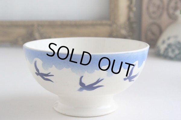 画像2: Blue swallow bowl (2)