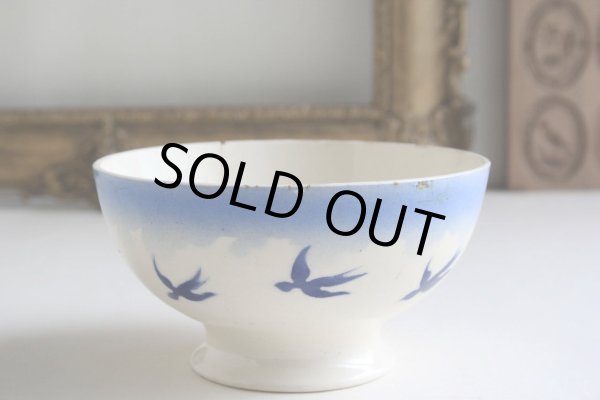 画像2: Blue swallow bowl (2)