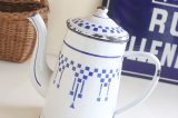 画像: White&blue coffee pot