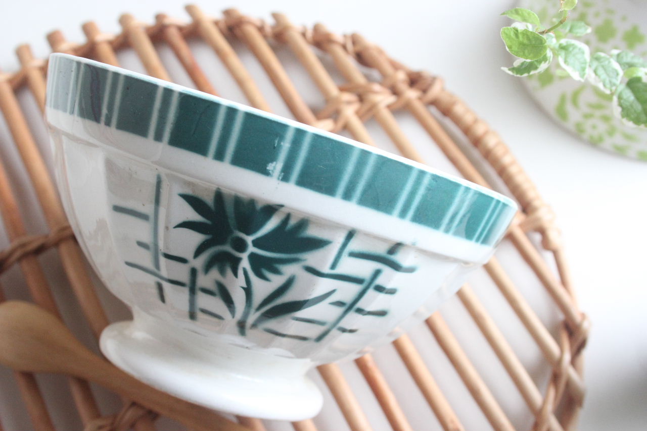 画像1: Digoin flower bowl  (1)