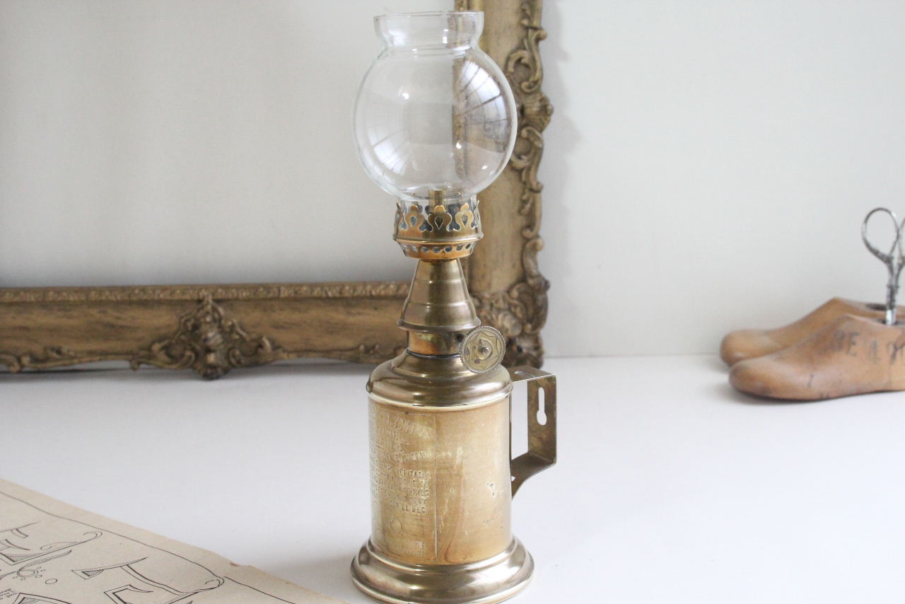画像1: French oil lamp (1)