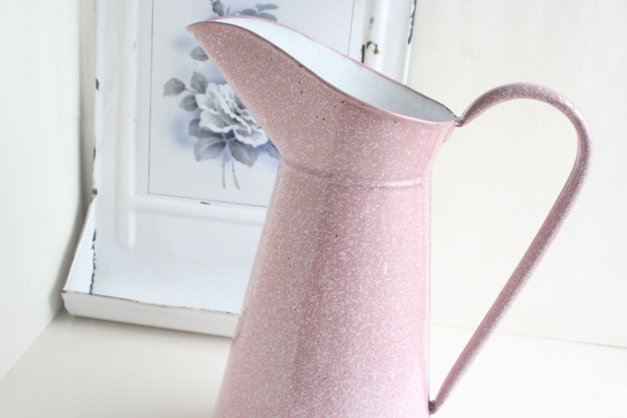 画像1: French pink jug (1)
