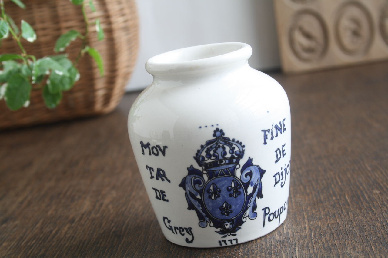 画像2: Digoin mustard pot blue (2)