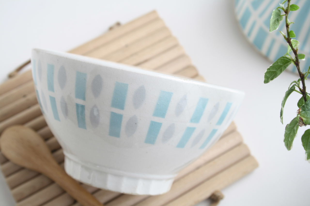 画像1: Blue&gray bowl (1)