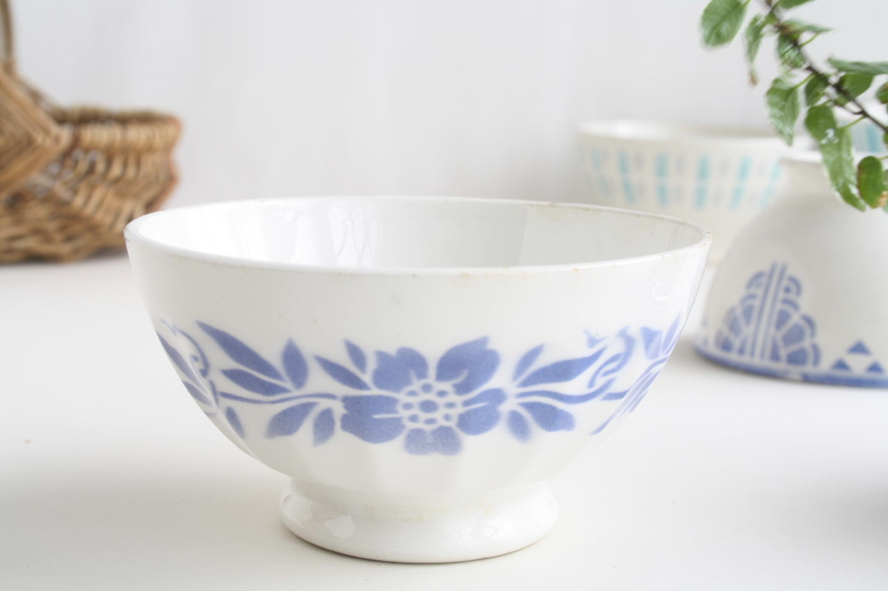 画像2: Blue flower bowl (2)