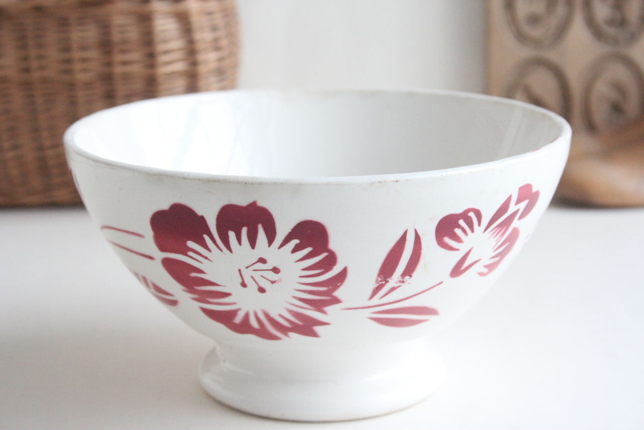 画像2: Red flower bowl (2)