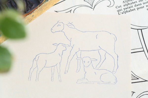 画像3: French animal stamp B (3)