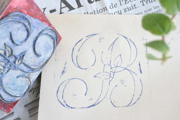 画像3: French initial stamp B (3)