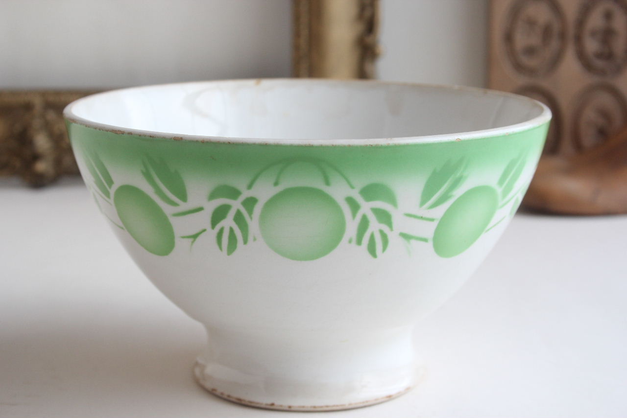 画像1: Green fruit bowl (1)