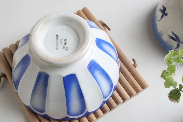 画像2: Blue scallop bowl (2)