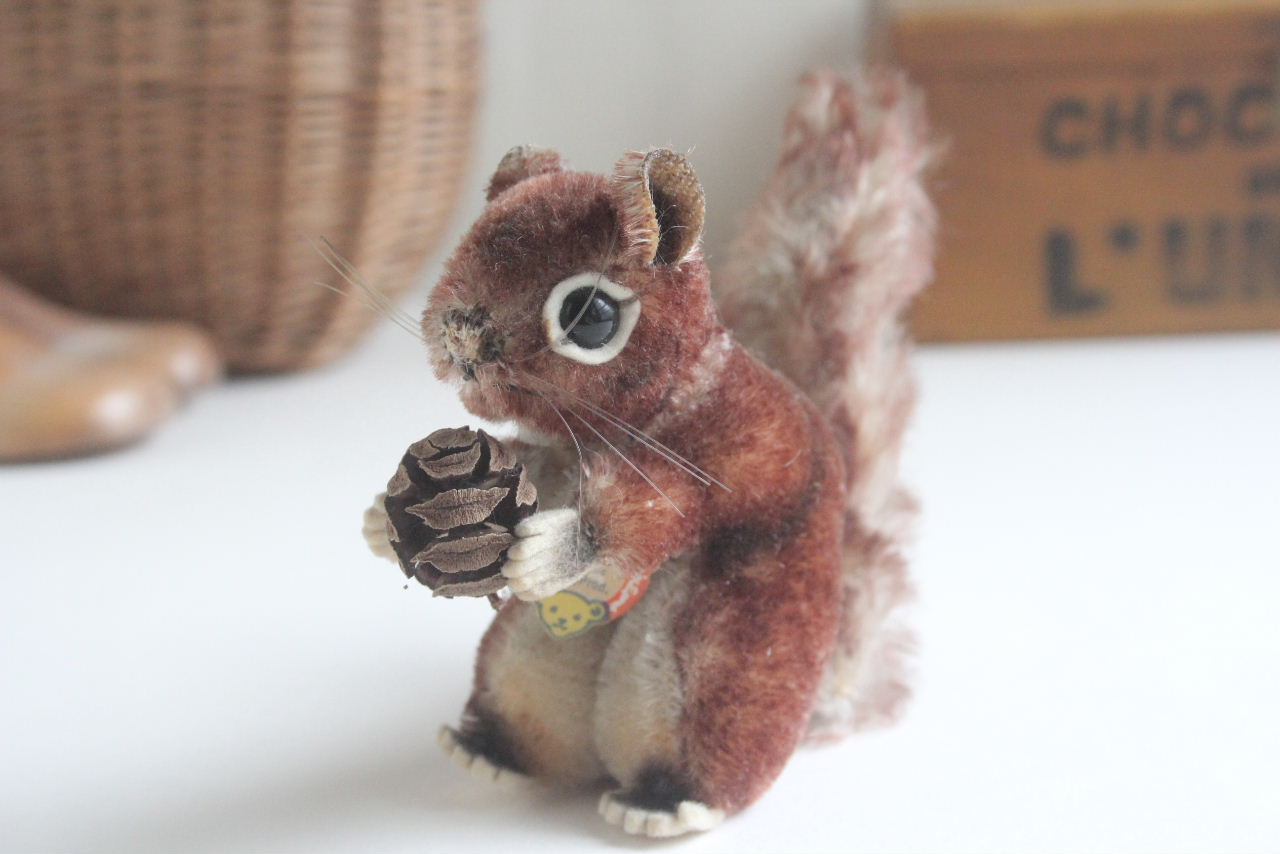 画像1: Vintage Steiff squirrel (1)