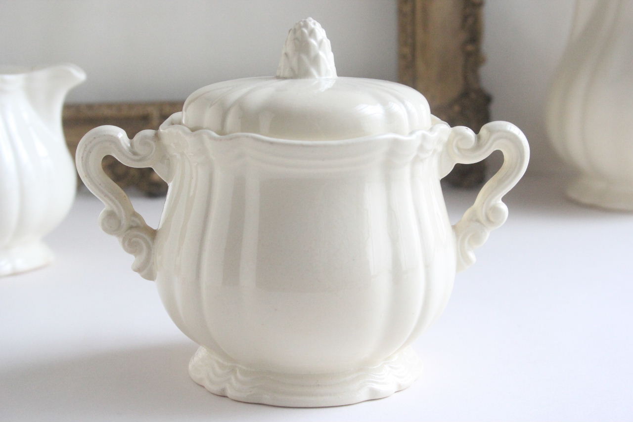 画像2: Relief sugar pot  (2)