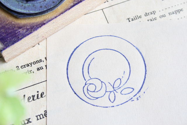画像3: French stamp rose plate (3)