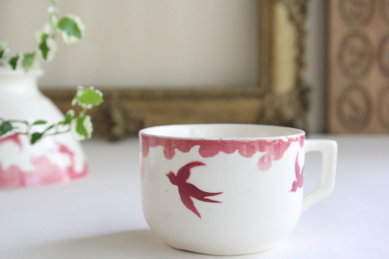 画像1: Red swallow cup (1)