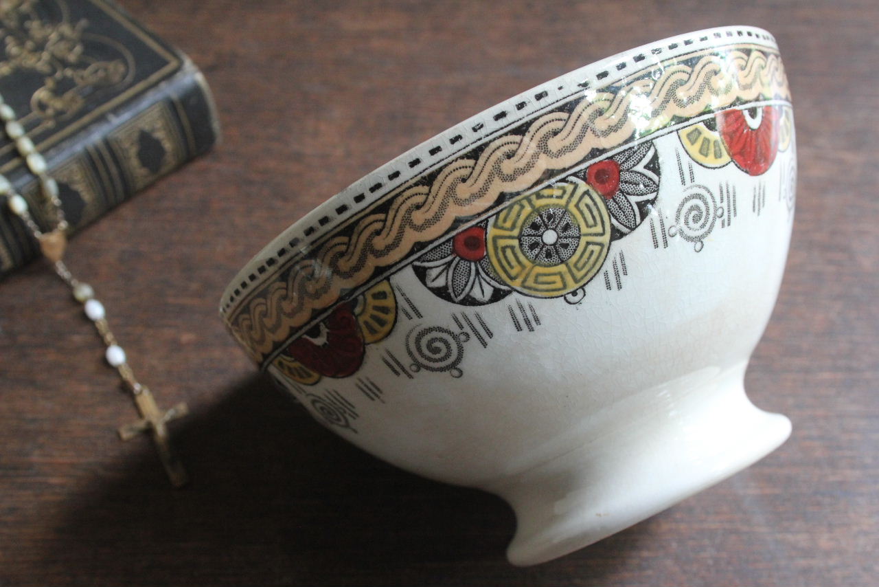 画像1: Antique oriental bowl (1)